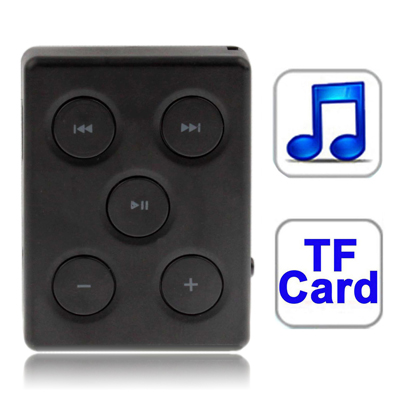 TF (Micro SD) Card Slot Mahjong Style MP3 Player (Black)